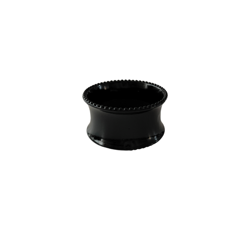 Anillo Ondulado Negro