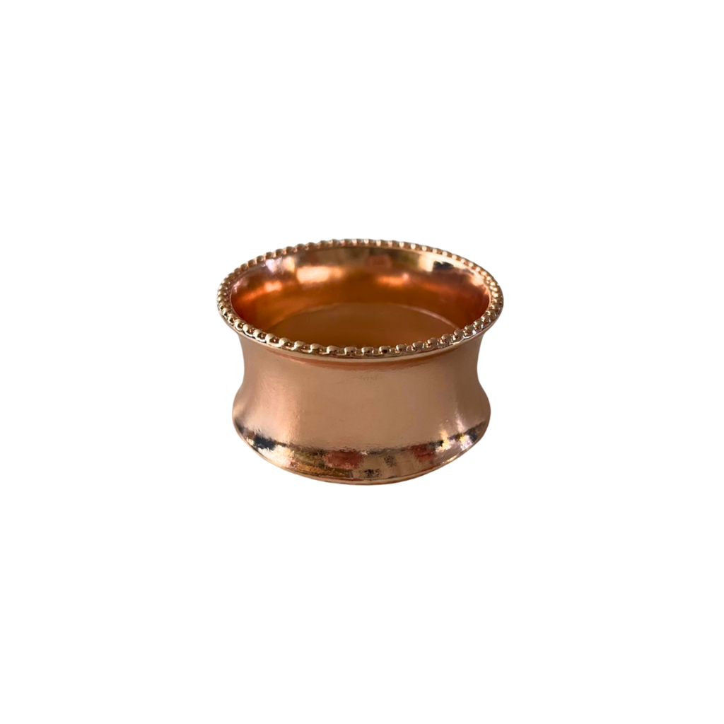 Anillo Ondulado Oro Rosa