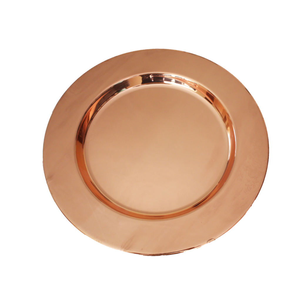 Plato Base Maple Oro Rosa