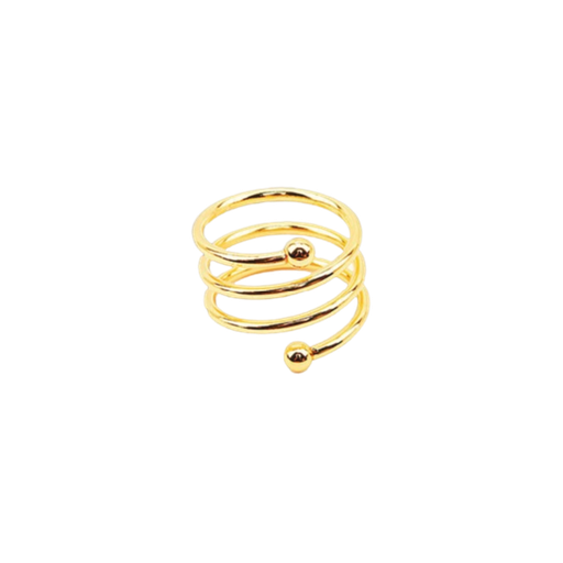 Anillo Spiral Dorado