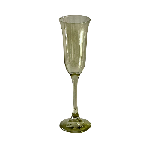 Copa Génova Flauta Verde Olivo