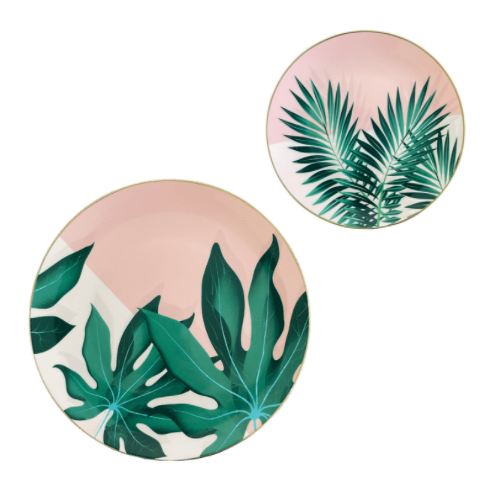 Kit Vajilla Trópico Rosa