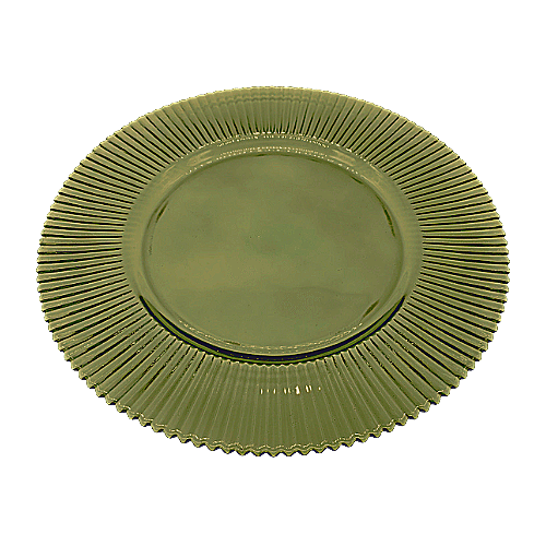 Plato Base Oporto Verde Olivo