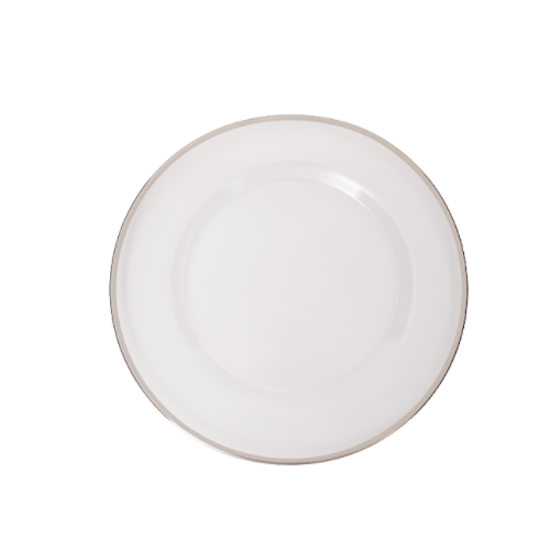 Plato Ensalada/Postre Milan Filo Plata