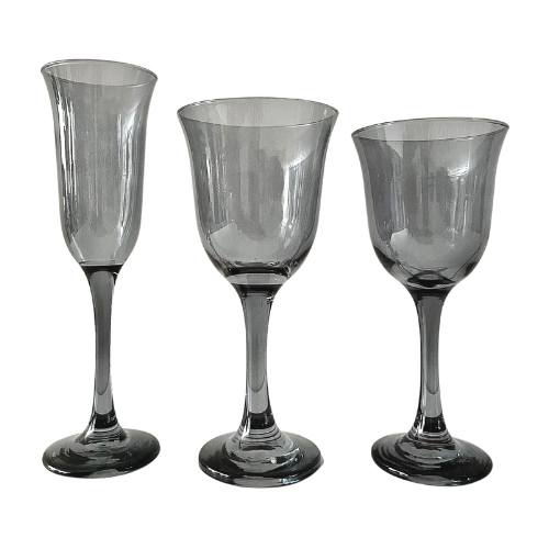 Set de 3 Copas Génova Humo